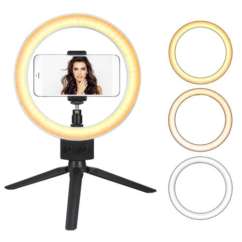 9" Dimmable LED Ring Light w/ Tripod Phone Selfie Camera Studio Photo Video Makeup Lamp 9" Dimmable LED Ring Light w/ Tripod Phone Selfie Camera Studio Photo Video Makeup Lamp